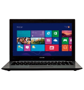 Notebook CCE Ultra Thin S345 - Intel Core i3-3217U - HD 500GB - RAM 4GB - LED 13,3" - Windows 8