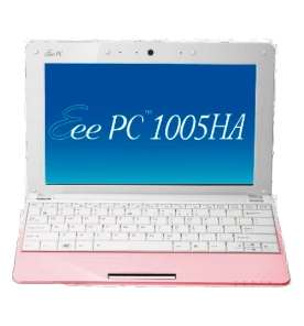 Netbook Asus 1025C-PIK036S - Intel Dual Core N2600 - RAM 2GB - HD 500GB - Tela LED de 10.1'' - Rosa - Windows 7 Starter