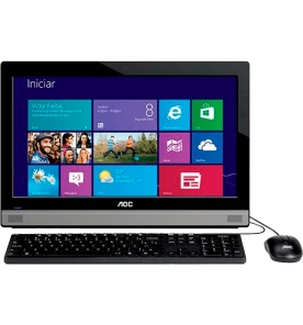 Computador All in One AOC EVO - 20A25U-W81SL - Dual Core - RAM 2GB - HD 500GB - Tela 19.5" - Windows 8.