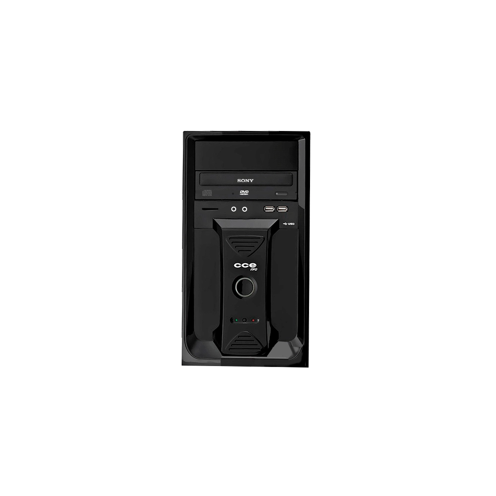 Computador Desktop CCE C552 - Intel Celeron 430 - RAM 1GB - 250GB - Preto - Linux