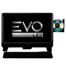 Computador All in One AOC OF201Z001BRYL2314 - HD 500GB - RAM 2GB - AMD E-350 - Tela 20" - Windows 7 Starter