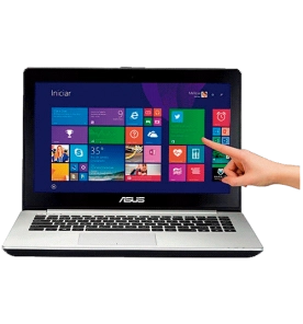 Notebook Asus Vivobook S451LA-CA046H - RAM 8GB - Intel Core i5-4200U - HD 500GB - LED 14" Touchscreen - Windows 8
