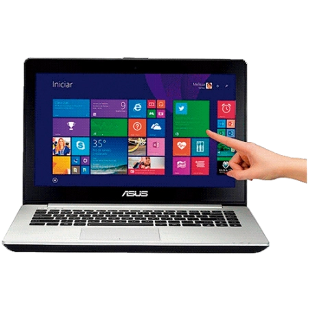 Notebook Asus Vivobook S451LA-CA046H - RAM 8GB - Intel Core i5-4200U - HD 500GB - LED 14" Touchscreen - Windows 8