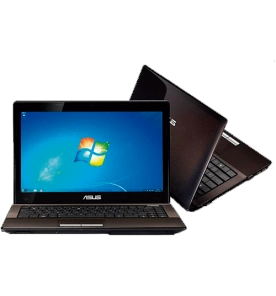 Notebook Asus K43U-VX122R - AMD Fusion C-60 - RAM 4GB - HD 500GB - LED 14" - Windows 7 Home Basic