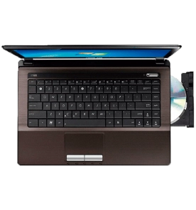 Notebook Asus K43U-VX122R - AMD Fusion C-60 - RAM 4GB - HD 500GB - LED 14" - Windows 7 Home Basic