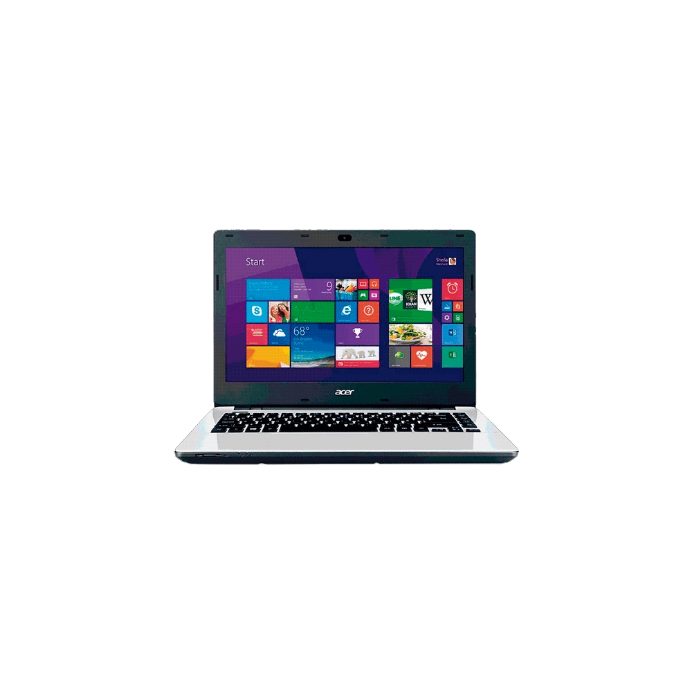 Notebook Acer E5-471-38FQ - Intel Core i3-4005U - RAM 4 GB - HD 1 TB - Tela LED 14" - Windows 8.1 - Branco