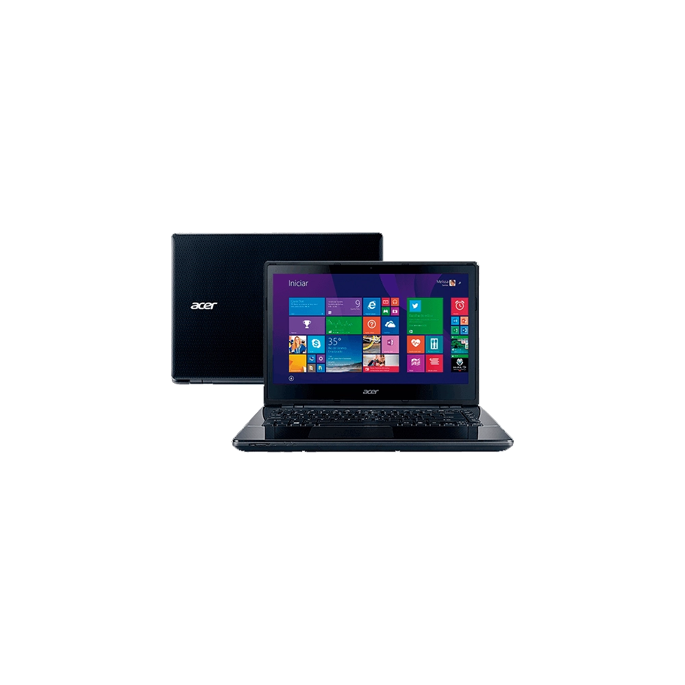 Notebook Acer E5-471-34W1 - Intel Core i3-5005U - RAM 4GB - HD 500GB - Tela LED 14" - Windows 8.1