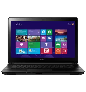 Notebook Sony Vaio Fit SVF14215CBB - Touchscreen - Intel Core i5-33337U - HD 750GB - RAM 6GB  - Tela 14" -  Windows 8 - Preto