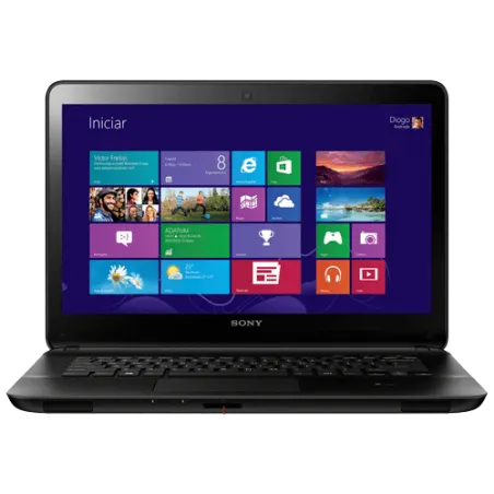 Notebook Sony Vaio Fit SVF14215CBB - Touchscreen - Intel Core i5-33337U - HD 750GB - RAM 6GB  - Tela 14" -  Windows 8 - Preto
