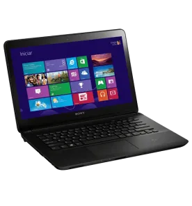 Notebook Sony Vaio Fit SVF14213CBB - Preto - Intel Core i5-33337U - RAM 4GB - HD 750GB - Touchscreen 14" - Windows 8