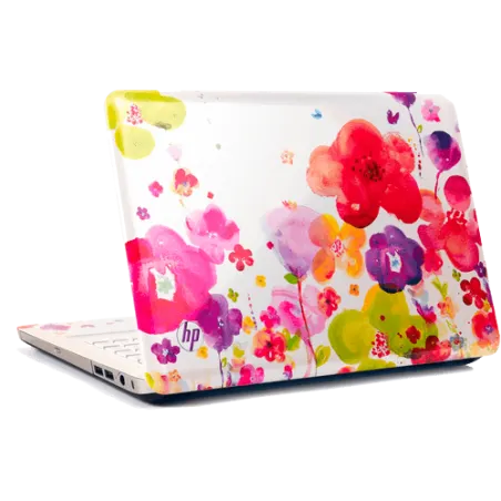 Notebook HP Pavilion Flowers DV5-2231BR - Branco - AMD Dual Core - RAM 2GB - HD 320GB - Tela 14" - Windows 7