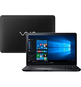 Notebook Sony Vaio FIT 15F VJF153B0811B - Preto - Intel Core i5-5200U - RAM 8GB - HD 1TB - Tela 15.6" - Windows 10