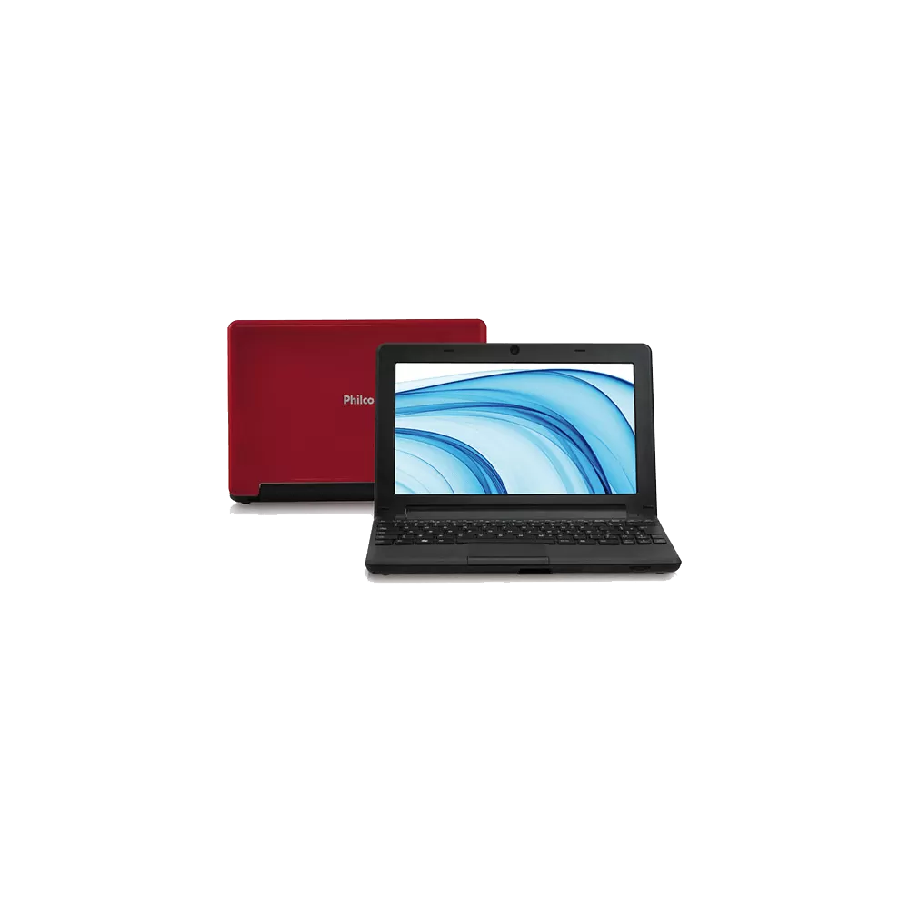Netbook Philco 10D-V123LM - Vermelho - Intel Atom N2600 - RAM 2GB - HD 320GB - Tela 10" - Linux