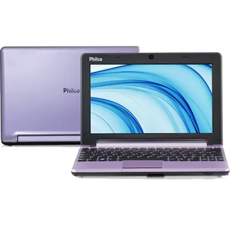 Netbook Philco 10D-L123LM - Lilás - Intel Atom N2600 - RAM 2GB - HD 320GB - Tela 10" - Linux