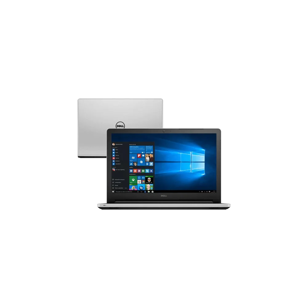 Notebook Dell Inspiron I15-5558-A45 - Branco - Intel Core i7-5500U - RAM 4GB - HD 500GB - Tela 15.6" - Windows 10
