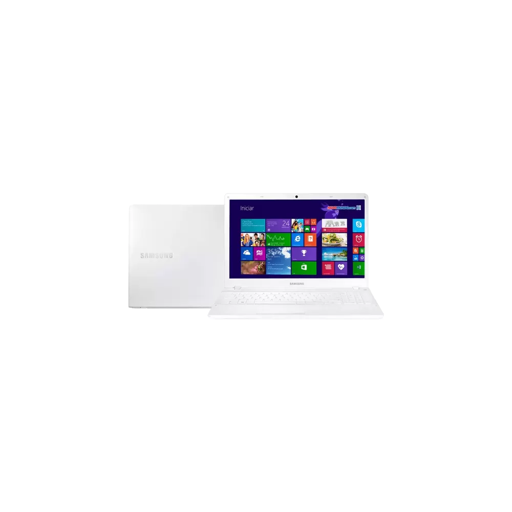 Notebook Samsung ATIV Book 2.6 NP270E5G-KD2BR - Branco - Intel Core i5-3210M - RAM 8GB - HD 1TB - Tela 15.6" - Windows 8