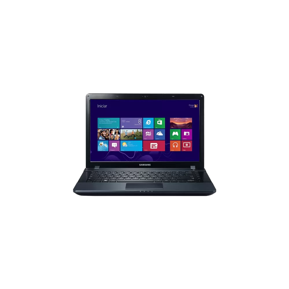 Notebook Samsung ATIV Book 2 NP270E4E-KD8BR - Preto - Intel Celeron 1007U - RAM 2GB - HD 500GB - Tela 14" - Windows 8