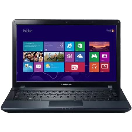 Notebook Samsung ATIV Book 2 NP270E4E-KD8BR - Preto - Intel Celeron 1007U - RAM 2GB - HD 500GB - Tela 14" - Windows 8