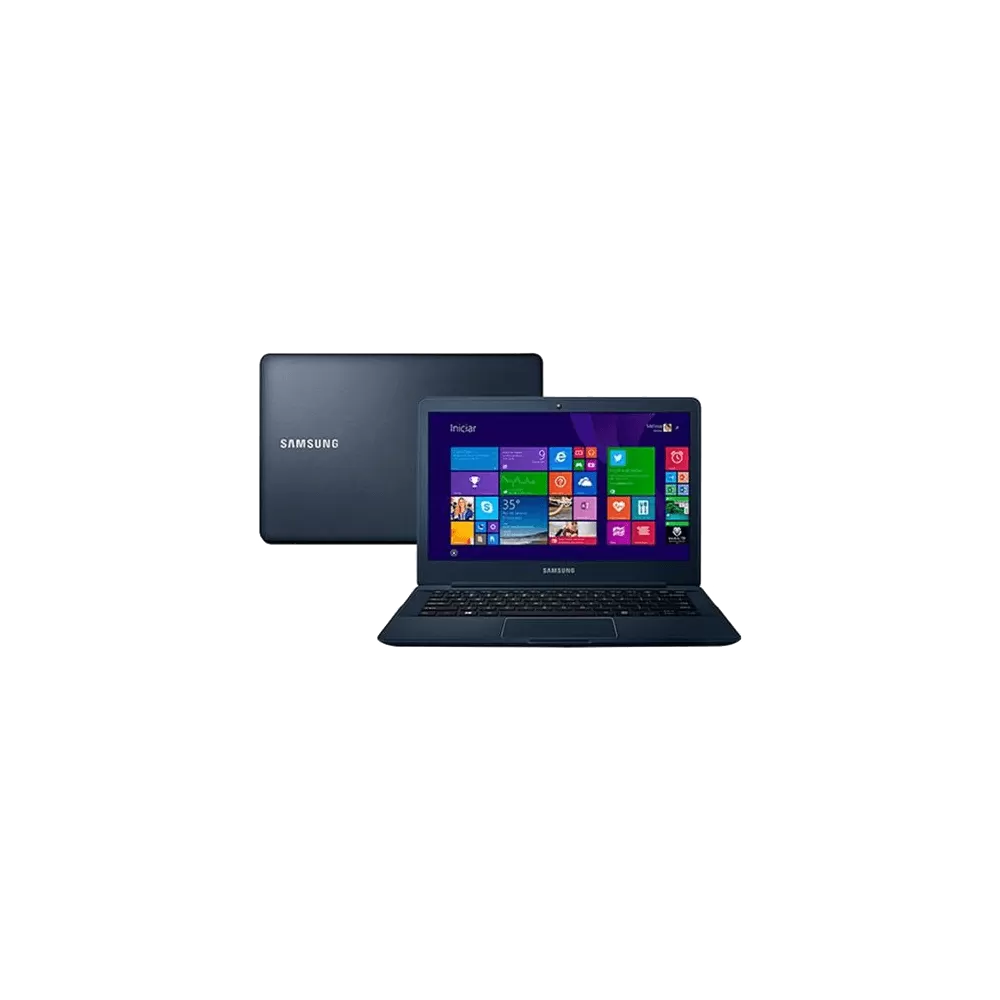 Notebook Samsung ATIV Book 9 Style NP910S5J-KD1BR - Preto - Intel Core i5-4200U - RAM 4GB - SSD 128GB - Tela 15.6" - Windows 8.1