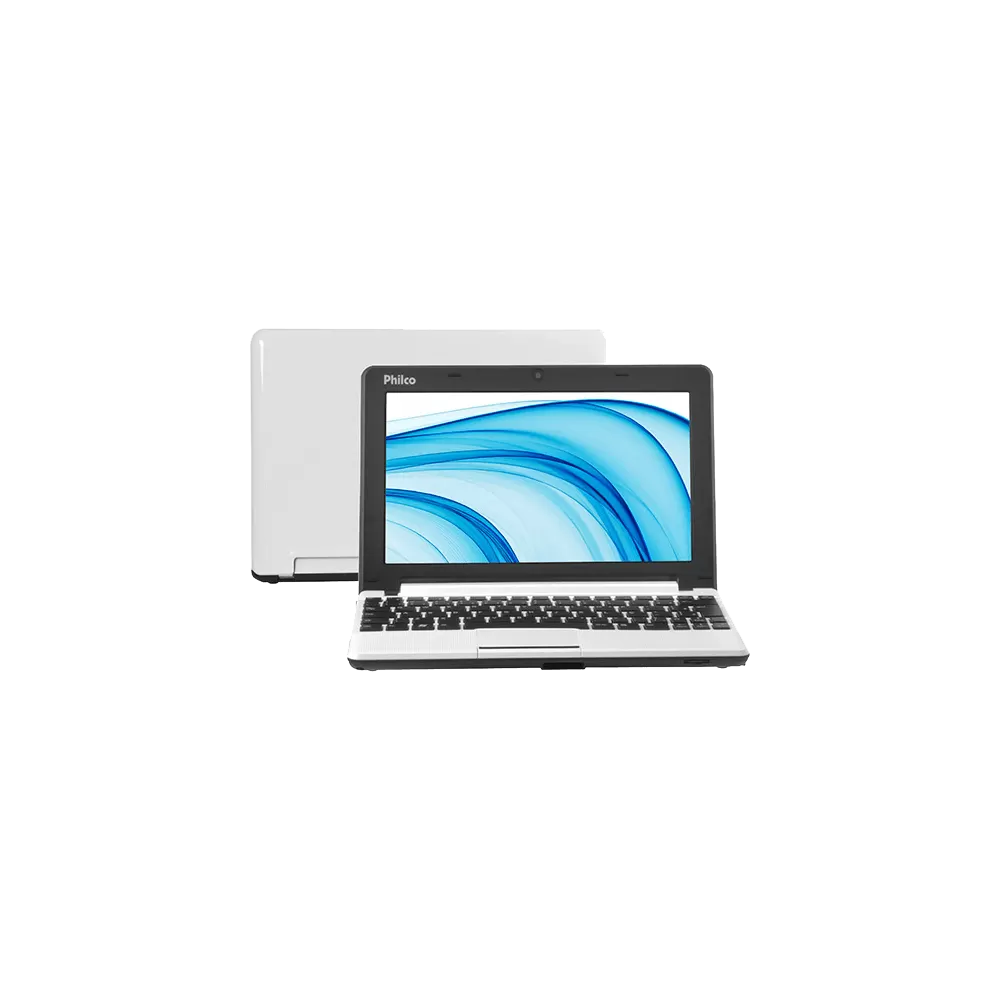 Netbook Philco 10C-B123LM - Branco - Intel Atom D2500 - RAM 2GB - HD 320GB - Tela 10.1" - Linux