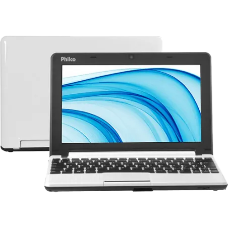 Netbook Philco 10C-B123LM - Branco - Intel Atom D2500 - RAM 2GB - HD 320GB - Tela 10.1" - Linux