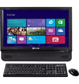 Computador All in One SpaceBR-DIY215B - Preto - Intel Core i3-2120 - RAM 4GB - HD 500GB - Tela 21.5" - Windows 8