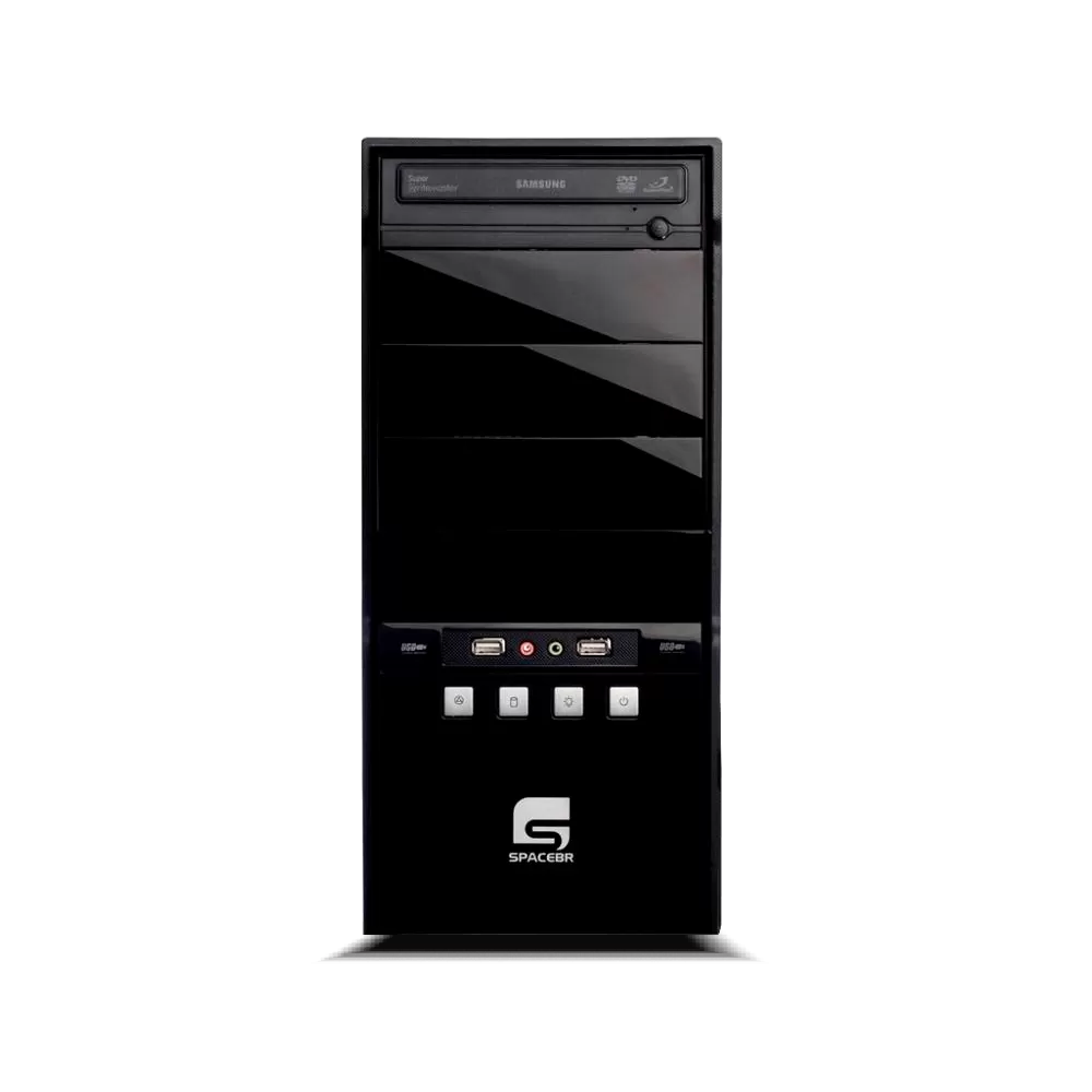 Computador Desktop Space BR-P104I95-LN - Preto - Intel Core i5-3340 - RAM 4GB - HD 1TB - Linux