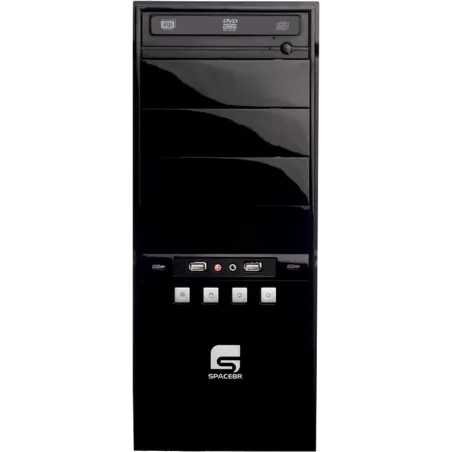 Computador Desktop SpaceBR-AM3X4-LNX - Preto - AMD Athlon II X4 630 - RAM 4GB - HD 500GB - Linux