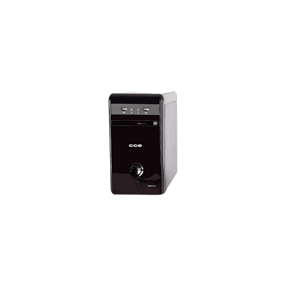 Computador Desktop CCE MP23 - Preto - Processador Intel Celeron J1800 - RAM 2GB - HD 320GB - Windows 8.1