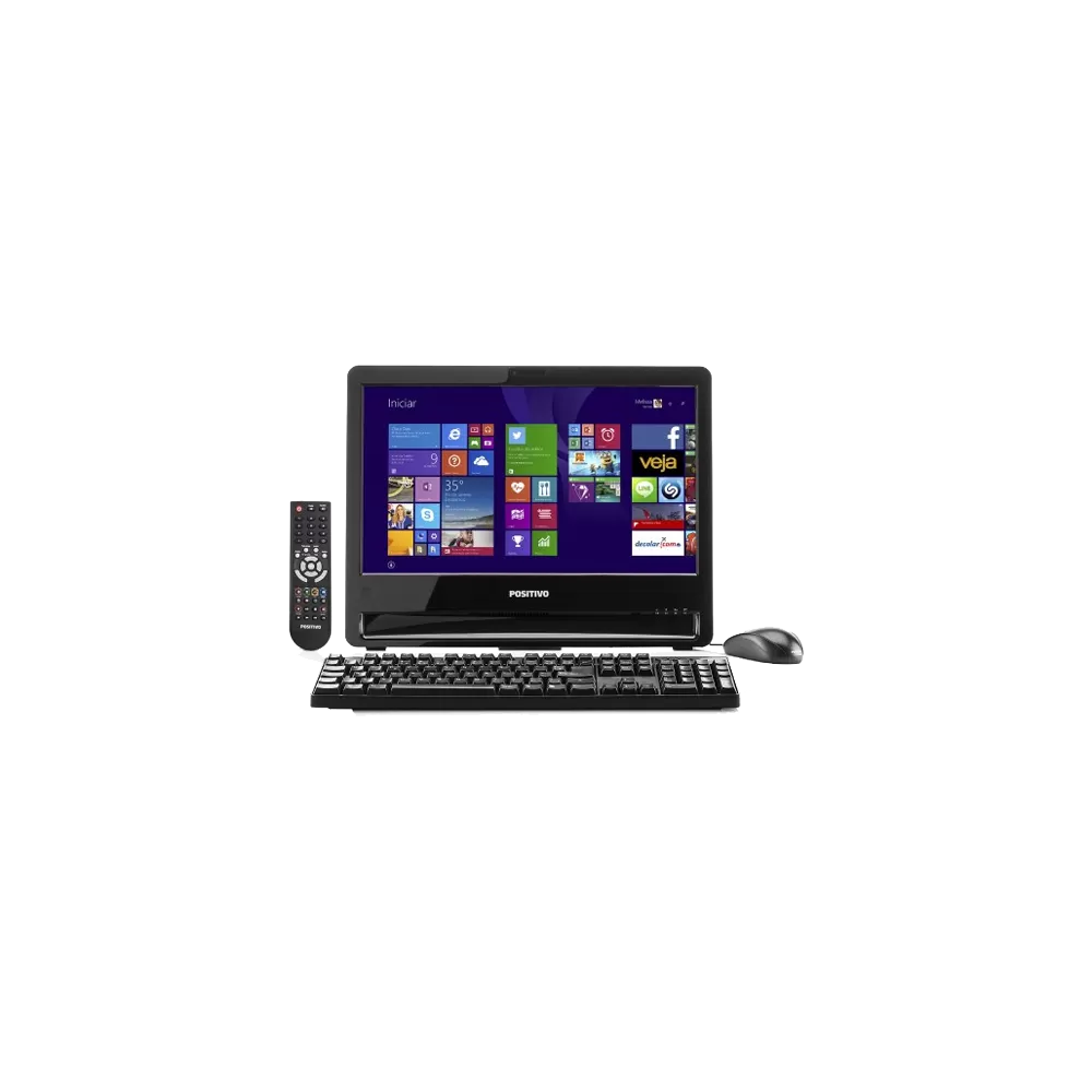 Computador Positivo All In One Union PCTV C1260 - Intel Dual Core 847 - RAM 4GB - HD 500GB - Tela 18.5" - Windows 8
