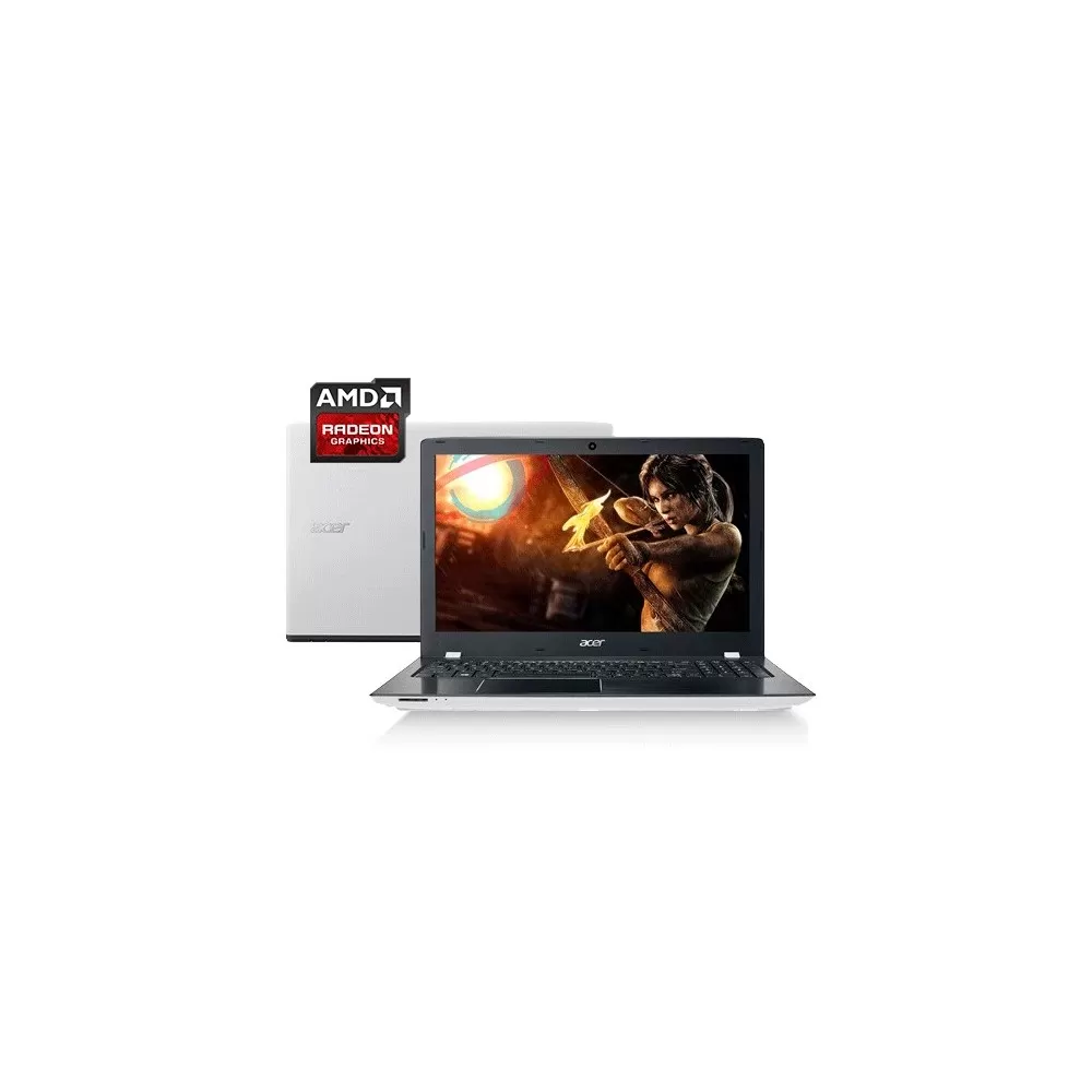 Notebook Acer E5-553G-T4TJ - Branco - AMD A10 9600P - Radeon R7 M440 - RAM 4GB - HD 1TB - Tela 15.6" - Windows 10