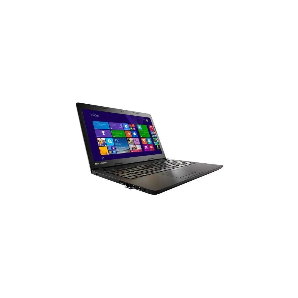 Notebook Lenovo Ideapad 100-14IBY-80R7004VBR - Preto - Intel Celeron N2840 - RAM 4GB - HD 500GB - Tela 14" - Windows 10