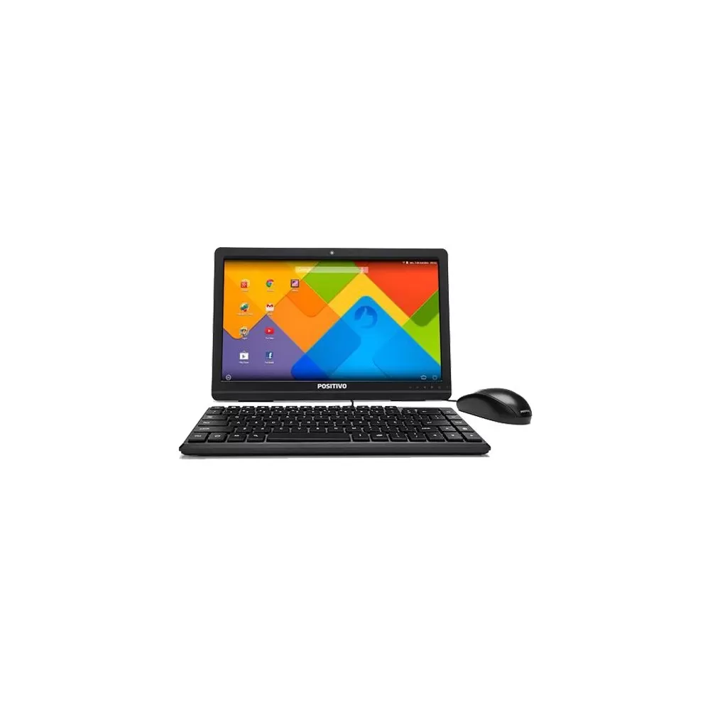 Computador Positivo All in One Union US2070 - Preto - Quad Core - RAM 2GB - 16GB - Tela 15.6" - Android 4.4