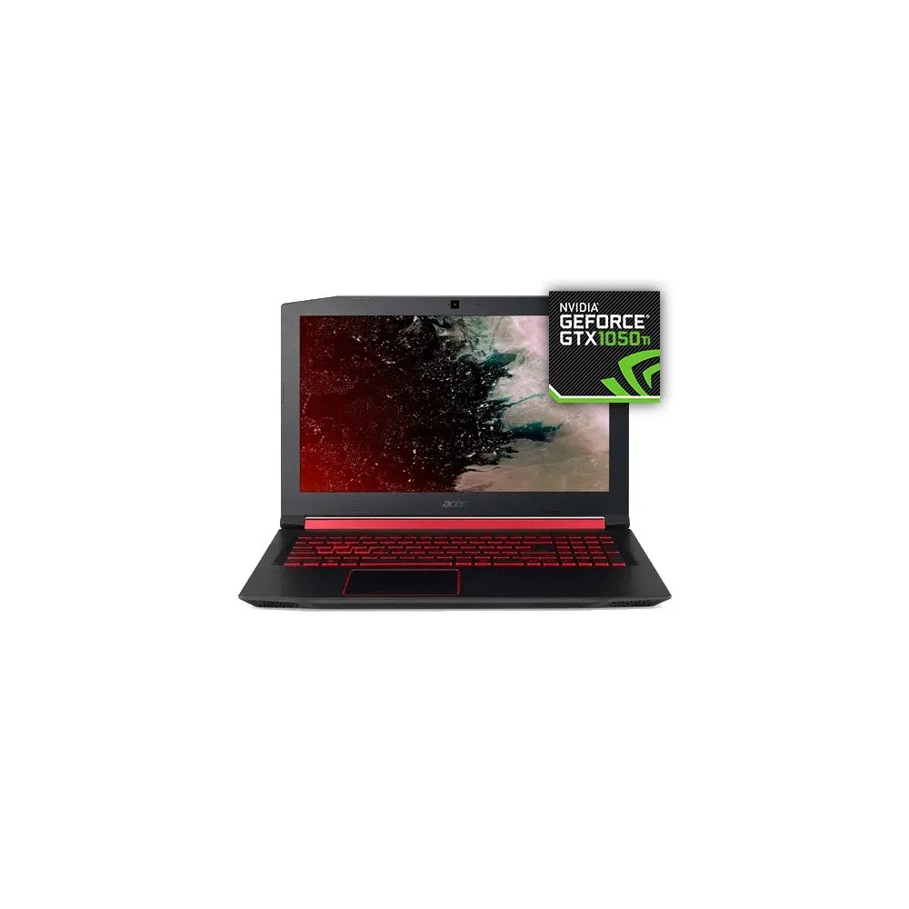 Notebook Acer Nitro 5 AN515 - Intel Core i7-8750H - GeForce GTX 1050Ti - RAM 8GB - SSD 128GB - HD 1TB - Tela 15.6" - Windows 10
