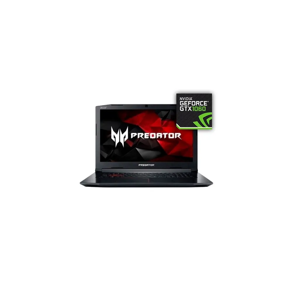 Notebook Gamer Acer PH317-51-70UZ i7-7700HQ GeForce GTX 1060, RAM 32GB, HD 2TB, SSD 256GB, Tela 17.3, Windows 10