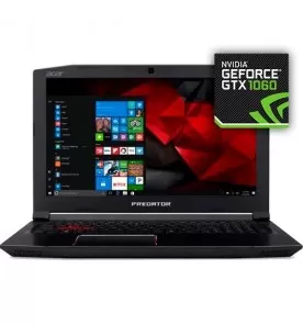 Notebook Gamer Acer Predator G3-572-75L9 - i7-7700HQ - RAM 16GB - HD 2TB - GeForce GTX 1060 - Tela 15.6" - Windows 10

