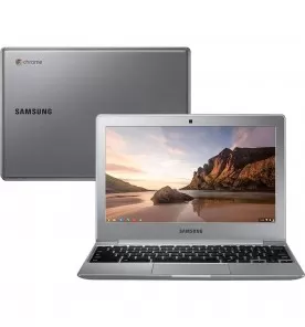 Chromebook Samsung XE500C12-AD1BR - Prata - Intel Celeron N2840 - RAM 2GB - eMMC 16GB - Tela 11.6" - Google Chrome OS