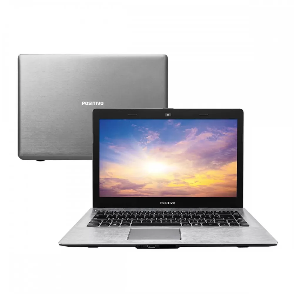 Notebook Positivo Premium XRI7150 - Cinza - Intel Core i3-4005U - RAM 4GB - HD 500GB - Tela 14" - Linux