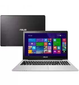 Ultrabook Vivobook Asus S550CA-BRA-CJ159H Preto - Intel Core i5-3317U - RAM 8GB - HD 500GB - LED 15.6" Touchscreen - Windows 8