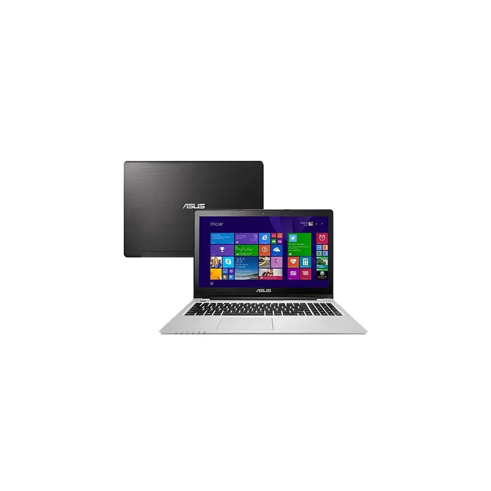 Ultrabook Vivobook Asus S550CA-BRA-CJ159H Preto - Intel Core i5-3317U - RAM 8GB - HD 500GB - LED 15.6" Touchscreen - Windows 8