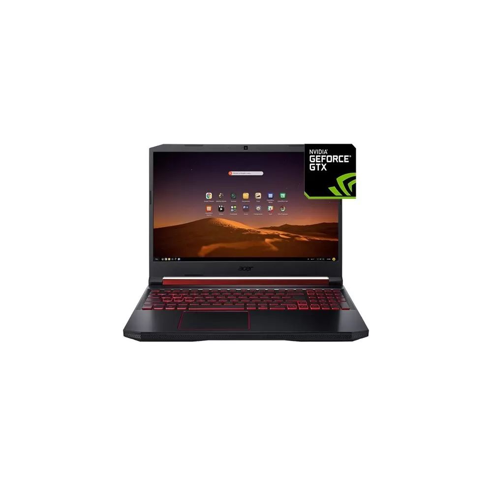 Notebook Acer Nitro 5 AN515-54-58CL - Intel Core i5-9300H - GeForce GTX1650 - RAM 8GB - SSD 128GB - Tela 15.6" - Endless OS