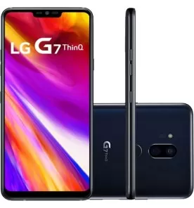 Smartphone LG G7 ThinQ - Preto - 64GB - RAM 4GB - Octa Core - 4G - 16MP - Tela 6.1" - Android 9