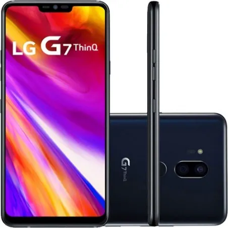 Smartphone LG G7 ThinQ - Preto - 64GB - RAM 4GB - Octa Core - 4G - 16MP - Tela 6.1" - Android 9