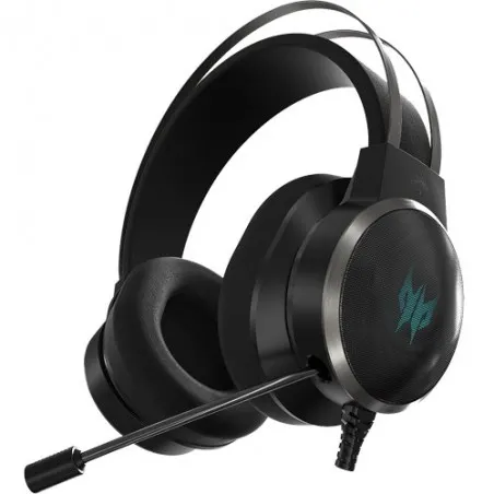 Headset Gamer Acer Predator Galea 500 - Preto - 3D SoundScape - Virtual 7.1 Surround Sound - USB