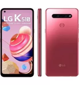 Smartphone LG K51S - Vermelho - 64GB - RAM 3GB - Octa Core - 4G - Câm Quádrupla - Selfie 13MP - Tela 6.5" - Android 9