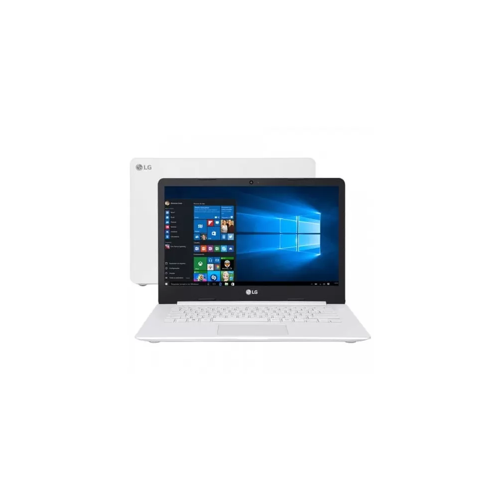 Notebook LG 14U380-L.BJ36P1 - Branco - Intel Celeron N4100 - RAM 4GB - HD 500GB - Tela 14" - Windows 10