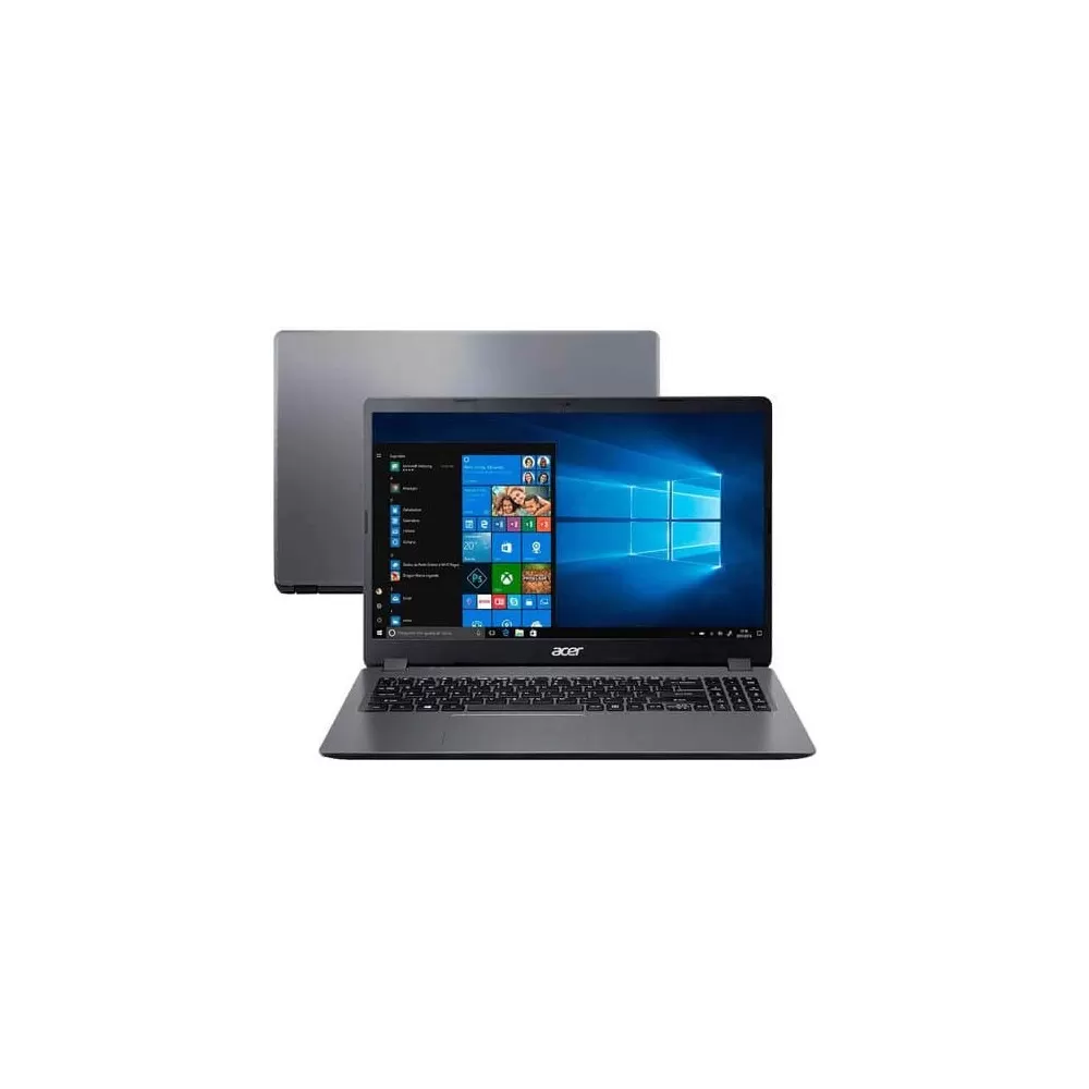 Notebook Acer Aspire 3 A315-56-34A9 - Cinza - Intel Core i3-1005G1 - RAM 8GB - HD 1TB - Tela 15.6" - Windows 10