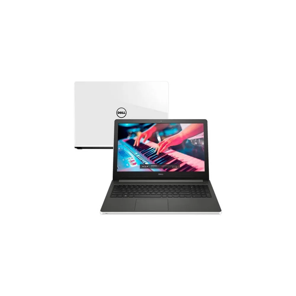 Notebook Dell Inspiron I15-5566-A70B - Branco - Intel Core i7-7500U - RAM 8GB - AMD R7 M440 - HD 1TB - Tela 15.6" - Windows 10