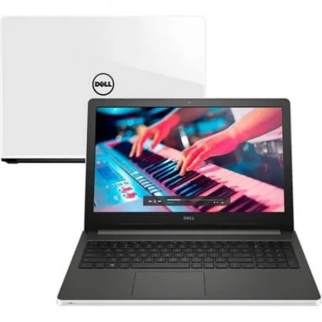 Notebook Dell Inspiron I15-5566-A70B - Branco - Intel Core i7-7500U - RAM 8GB - AMD R7 M440 - HD 1TB - Tela 15.6" - Windows 10