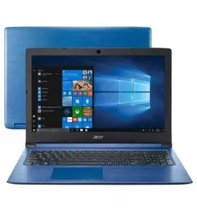 Notebook Acer Aspire 3 A315-53-C6EB - Azul - Intel Core i5-8250U - RAM 8GB - SSD 256GB - HD 1TB - Tela 15.6" - Windows 10